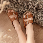 Load image into Gallery viewer, Bailey in Camel - Sandals - Mercino
