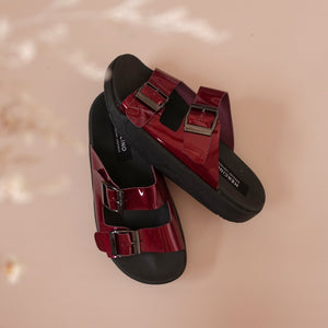 Bailey in Magenta Patent (Limited Edition) - Sandals - Mercino