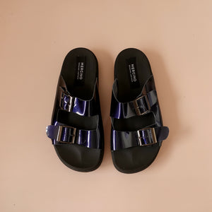 Bailey in Ocean Blue Patent (Limited Edition) - Sandals - Mercino