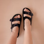 Load image into Gallery viewer, Bailey in Ocean Blue Patent (Limited Edition) - Sandals - Mercino
