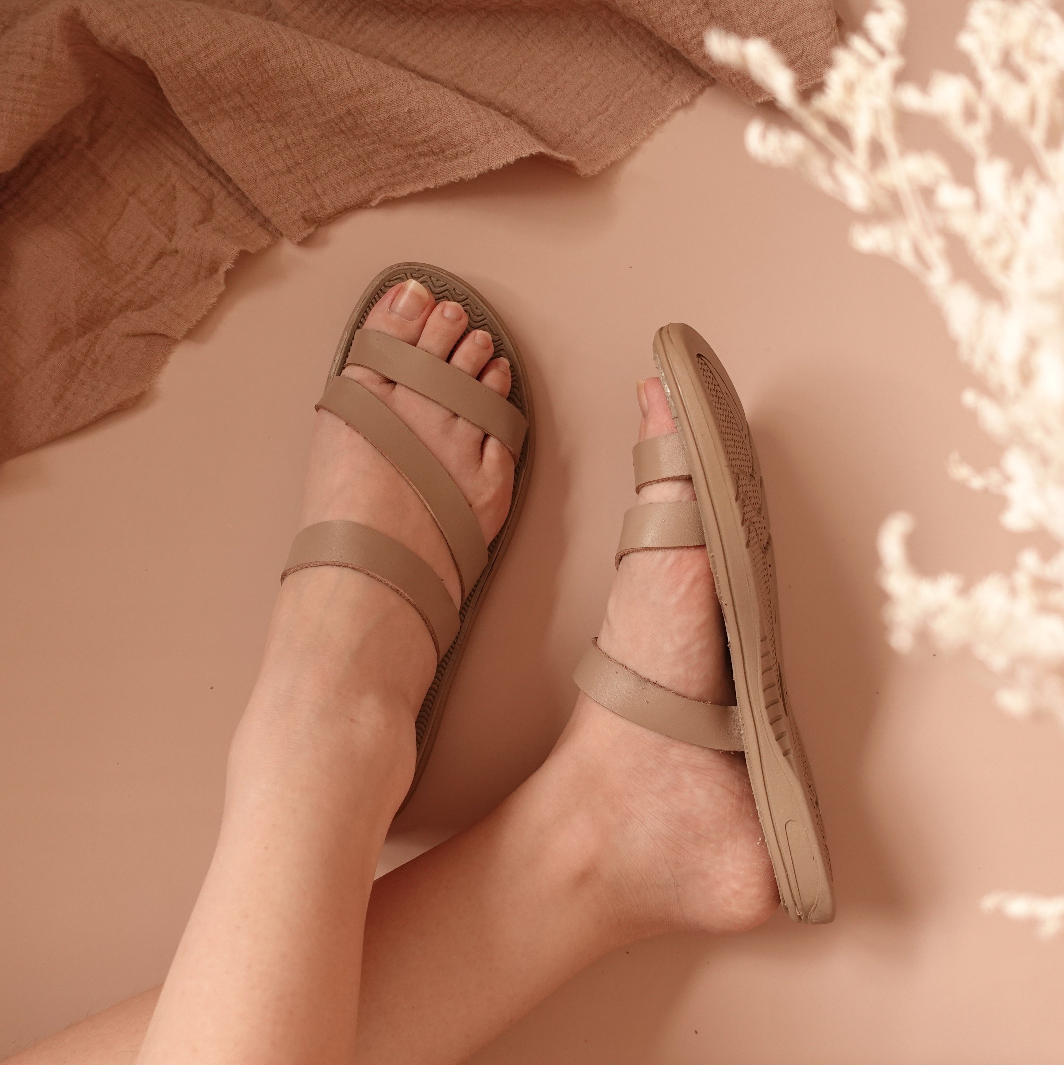 Ciara in Nude - Sandals - Mercino