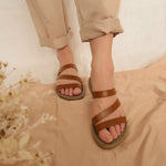 Load image into Gallery viewer, Ciara in Tan - Sandals - Mercino
