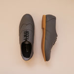 Load image into Gallery viewer, Ezra in Stone Gray - Brogues - Rob and Mara
