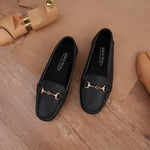 Load image into Gallery viewer, Florence in Black - Moccasins - Rob and Mara

