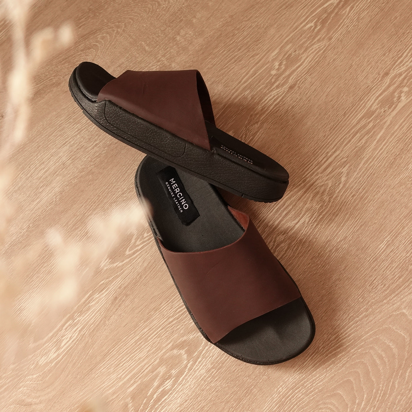 Haru in Maple (on black sole) - Sandals - Mercino