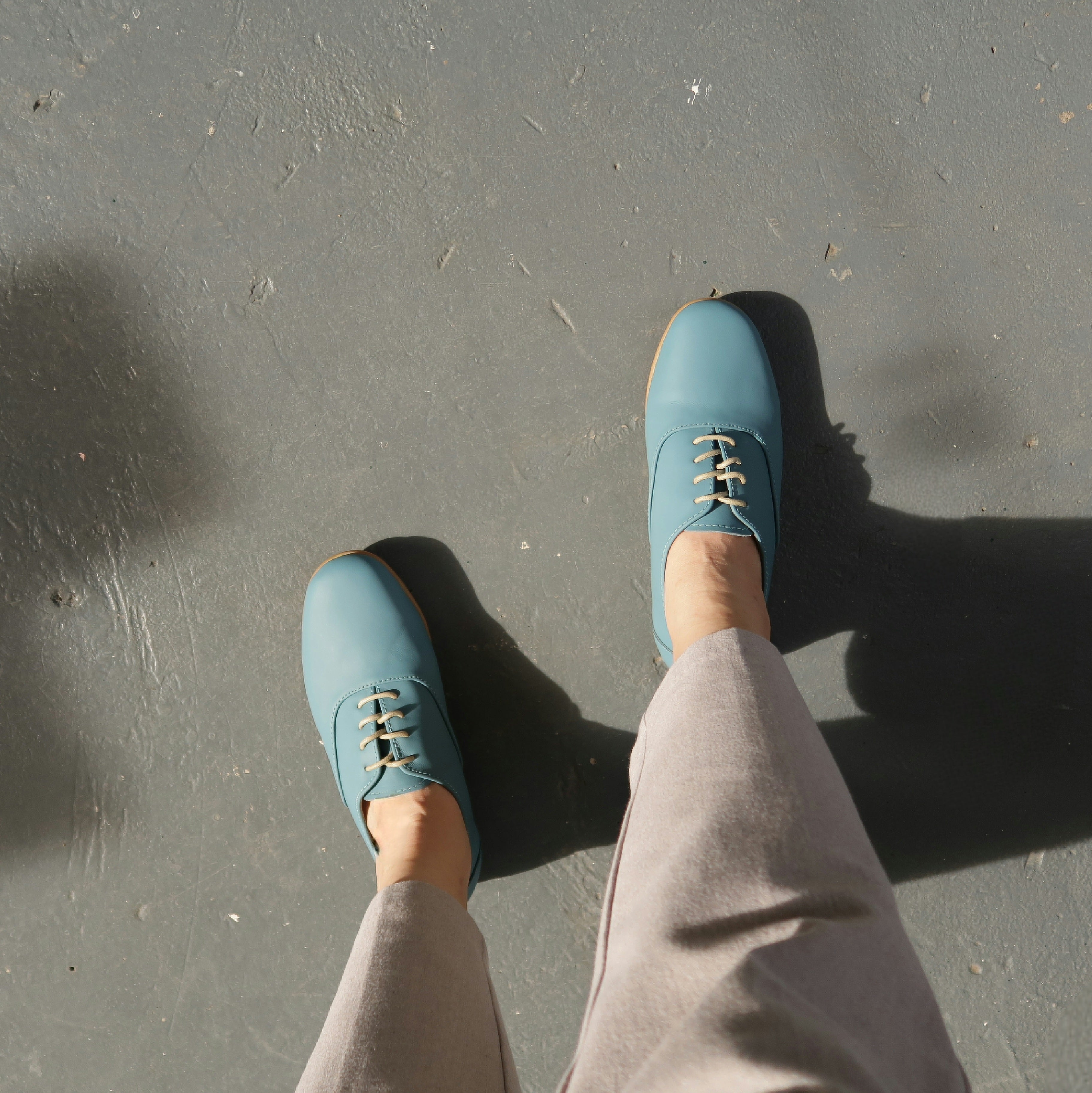 Margaux in Blue Lagoon (Limited Edition) - Brogues - Rob and Mara