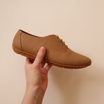 Load image into Gallery viewer, Margaux in Caramel Punched - Brogues - Rob and Mara
