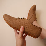 Load image into Gallery viewer, Margaux in Caramel Punched - Brogues - Rob and Mara
