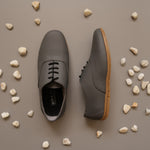 Load image into Gallery viewer, Margaux in Stone Gray - Brogues - Rob and Mara
