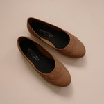 Load image into Gallery viewer, Olivia in Cognac Tan - Ballet Flats - Rob and Mara
