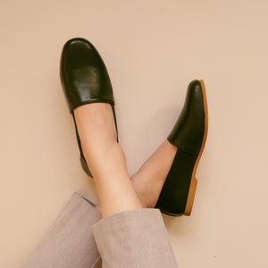Paige in Olive - Loafers - Rob and Mara
