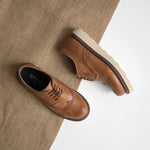Load image into Gallery viewer, Raven in Cognac Tan - Brogues - Rob and Mara
