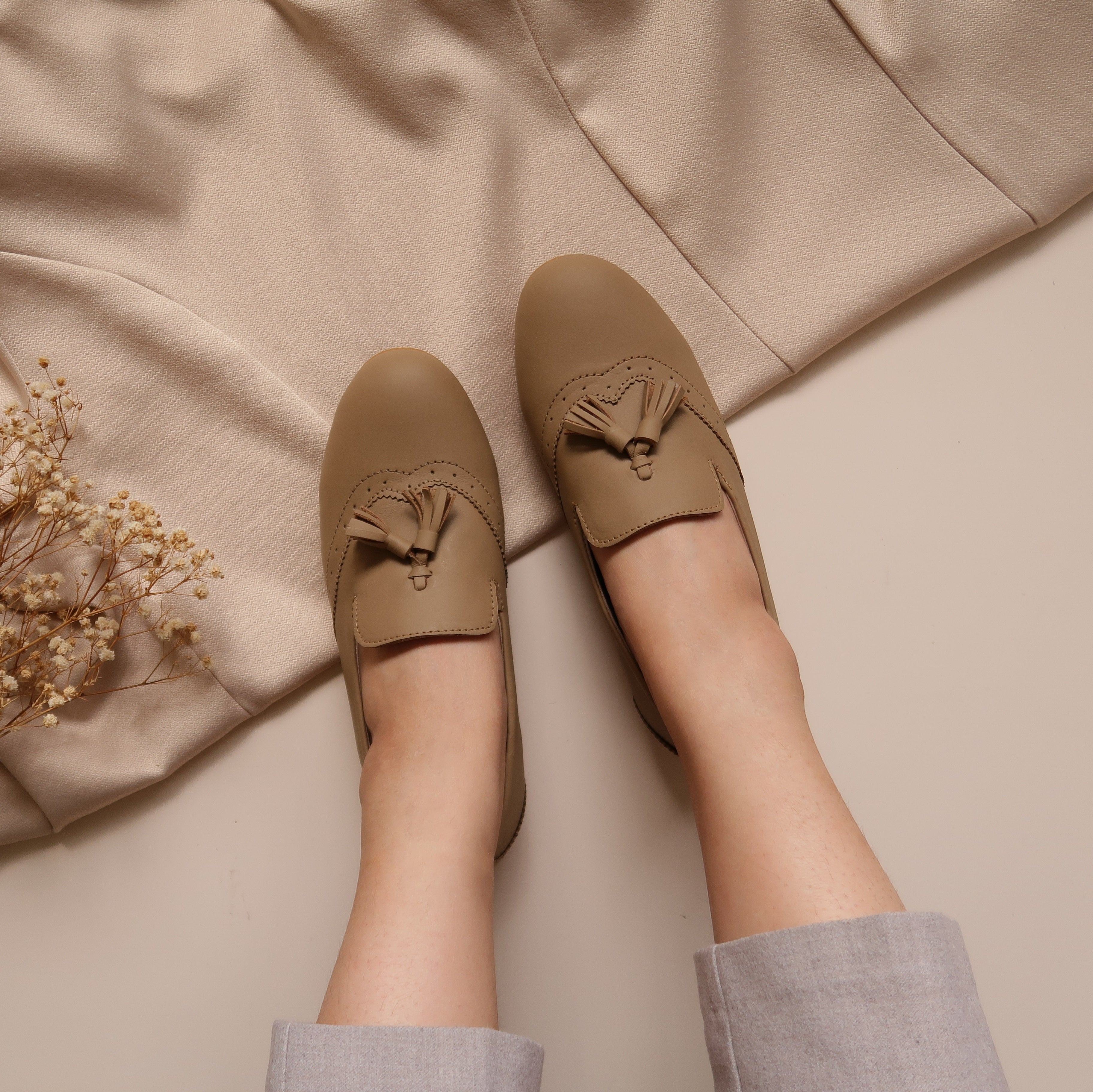 Tokyo in Beige - Loafers - Rob and Mara