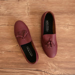 Load image into Gallery viewer, Tokyo in Burgundy - Loafers - Rob and Mara
