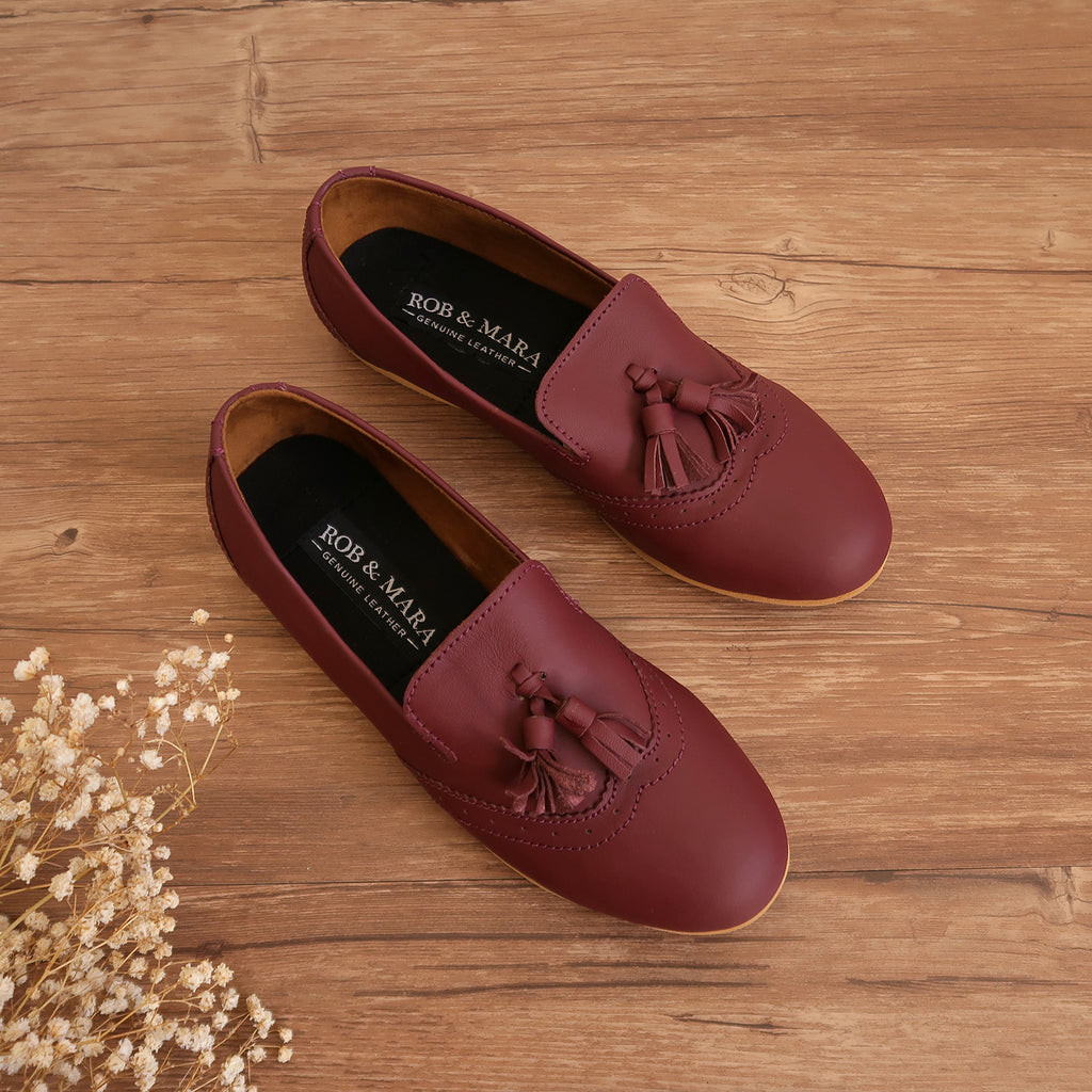 Tokyo in Burgundy - Loafers - Rob and Mara