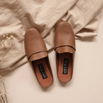 Load image into Gallery viewer, Venice in Cognac Brown - Mules - Rob and Mara
