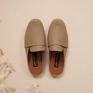 Venice in Taupe - Mules - Rob and Mara