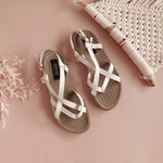 Load image into Gallery viewer, Vera in White - Sandals - Mercino

